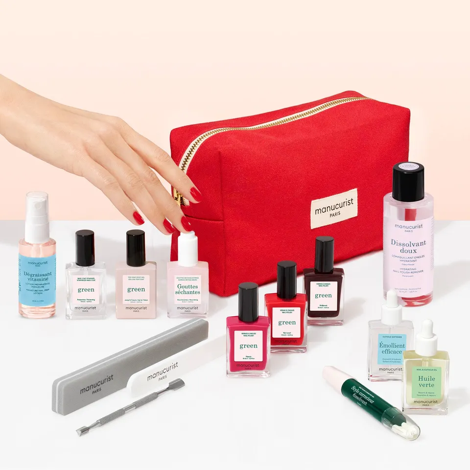 Manucurist Green Trousse Addict kit manucure 3 vernis