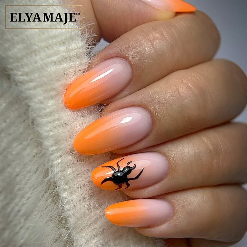 Elyamaje 3D Gel Black N°3 gel nail art noir