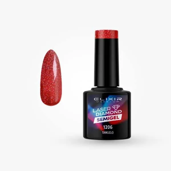 Élixir Laser Diamond Vernis Semi-Permanent 8ml N°1206 Tangelo