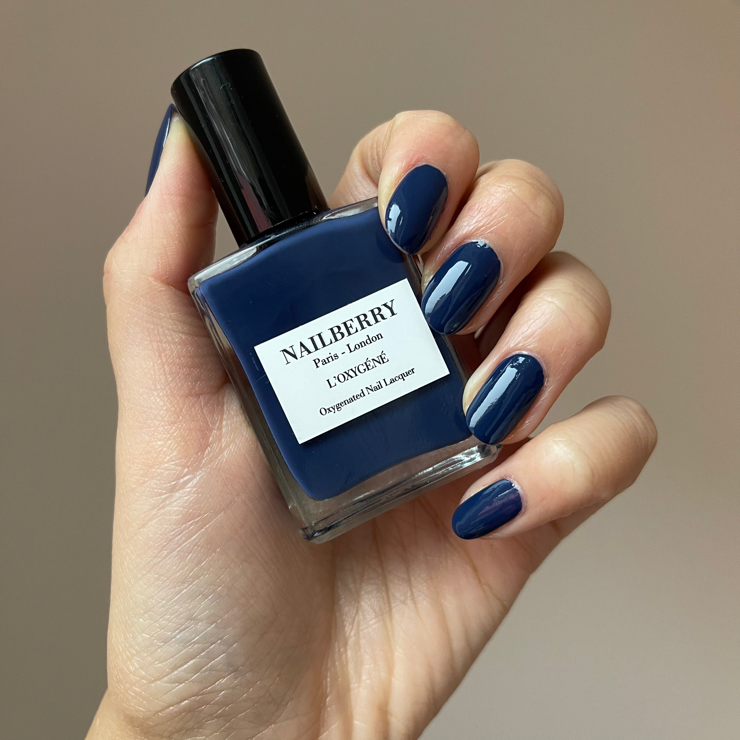 Nailberry Number 69 vernis 14ml bleu gris opaque