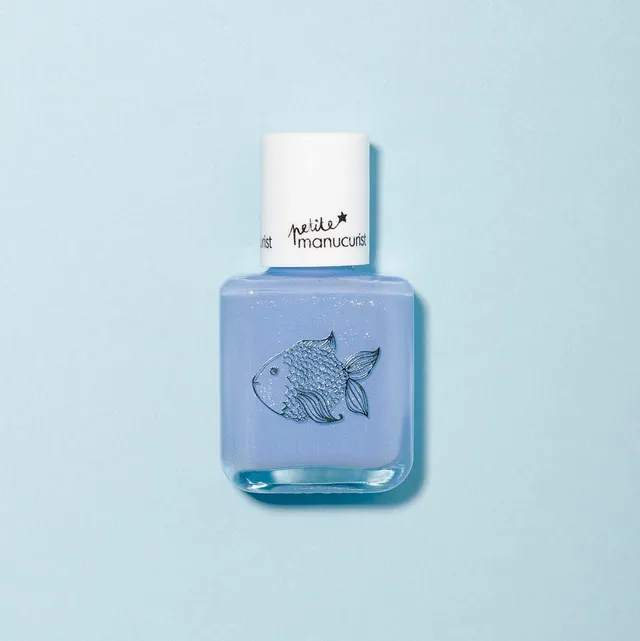 Manucurist Pomme la Poissonne vernis enfant bleu irisé