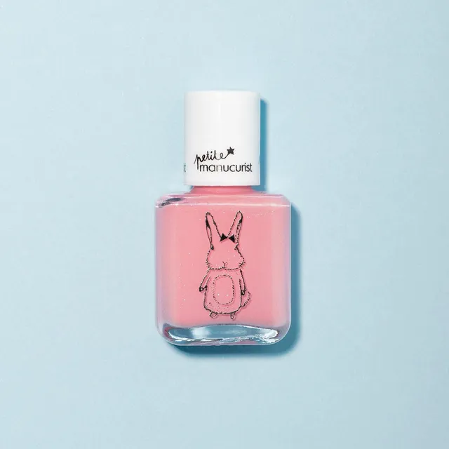 Manucurist Rosie la Lapine vernis enfant rose pailleté à l’eau
