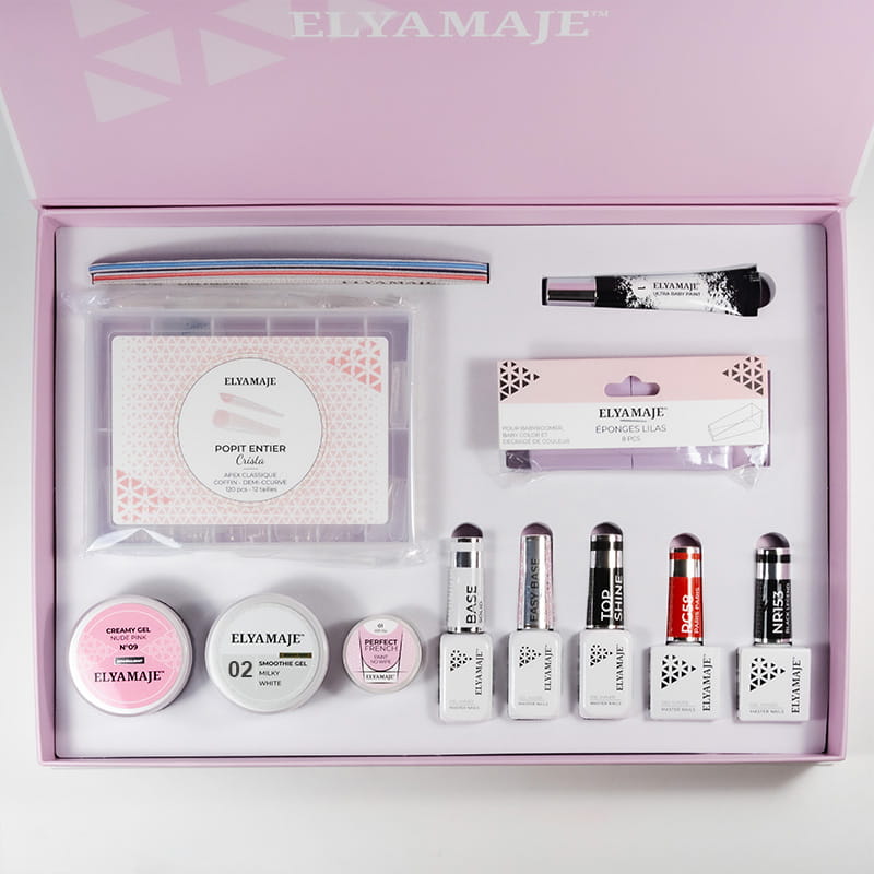 Elyamaje Kit Découverte kit ongles 13 produits complet