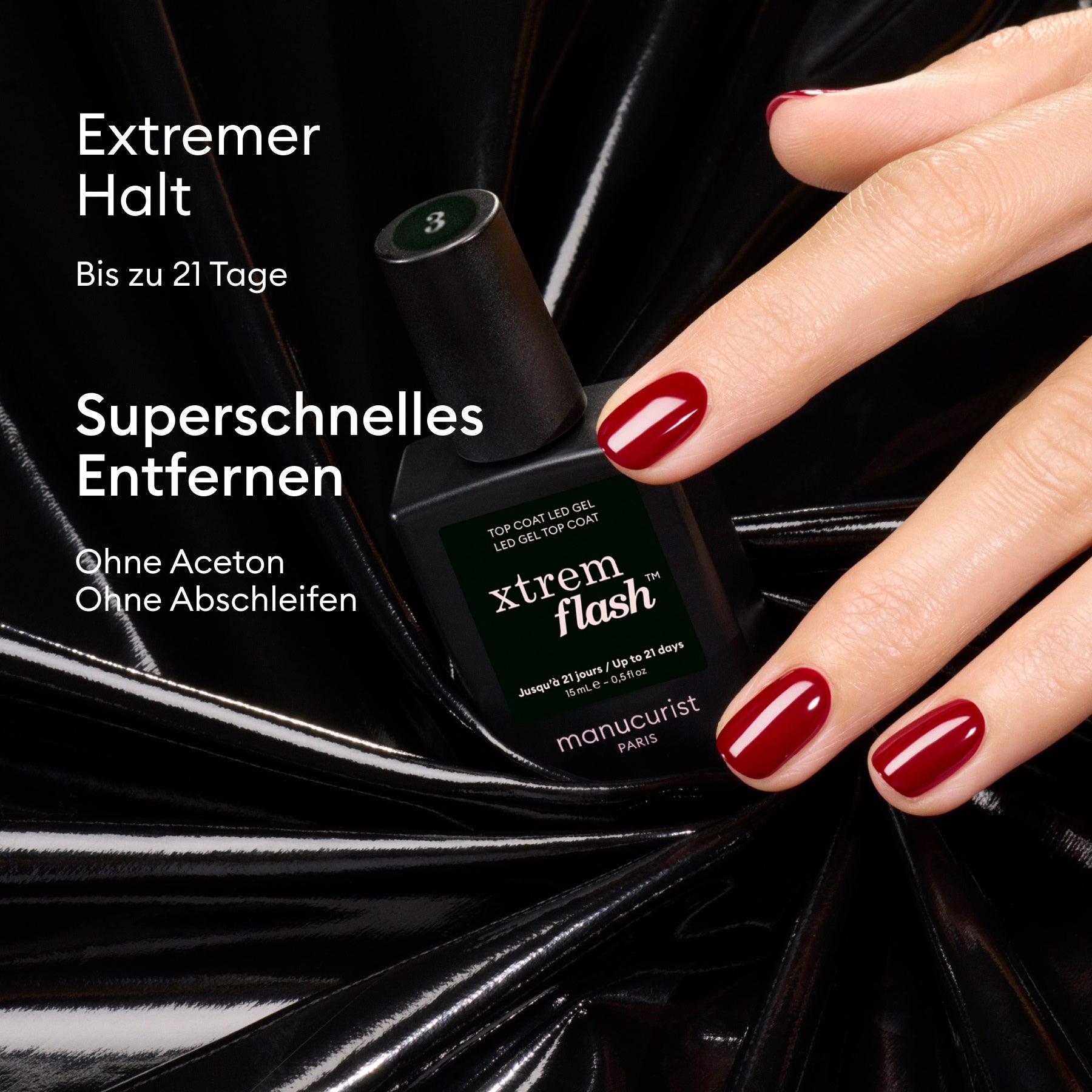 Manucurist Green Flash Top Coat Xtrem Flash gel brillant