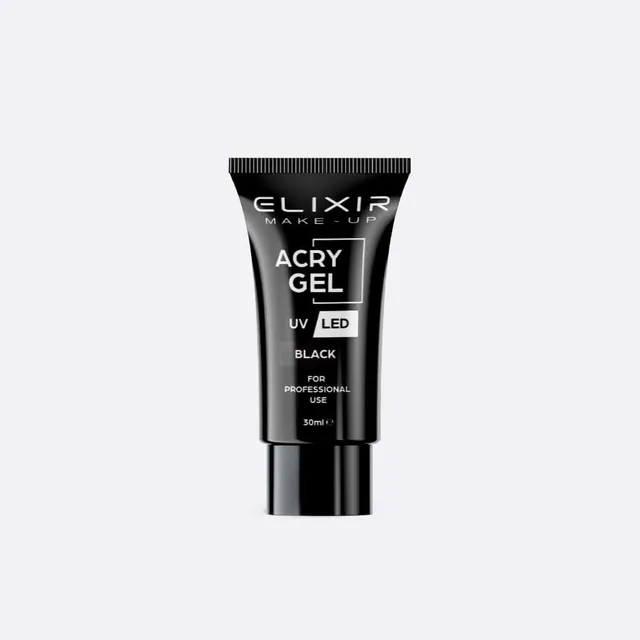 Élixir AcryGel #711 Gel Black 30 g résistant