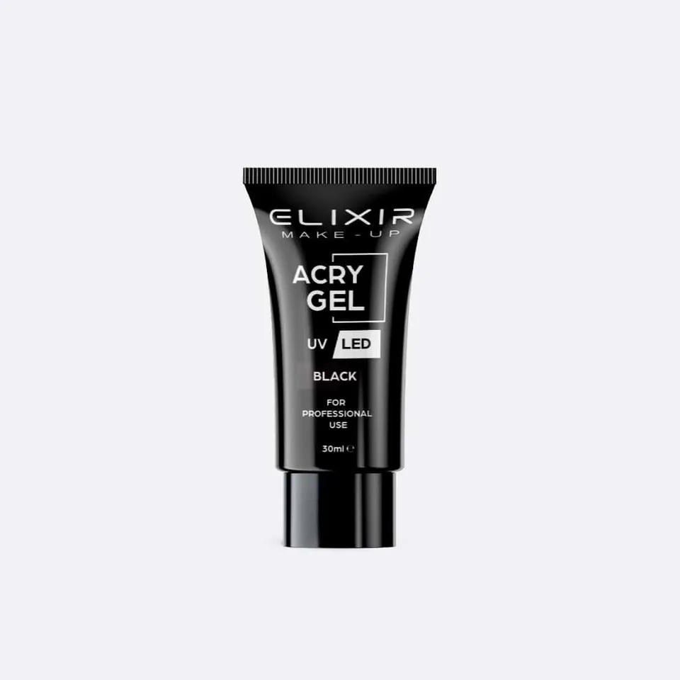 Élixir AcryGel #711 Gel Black 30 g résistant