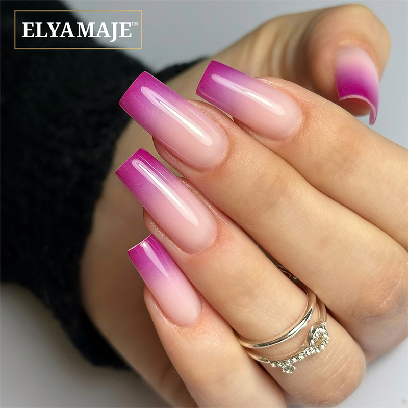 Elyamaje Ultra Baby Paint 04 Violine gel nail art babyboomer
