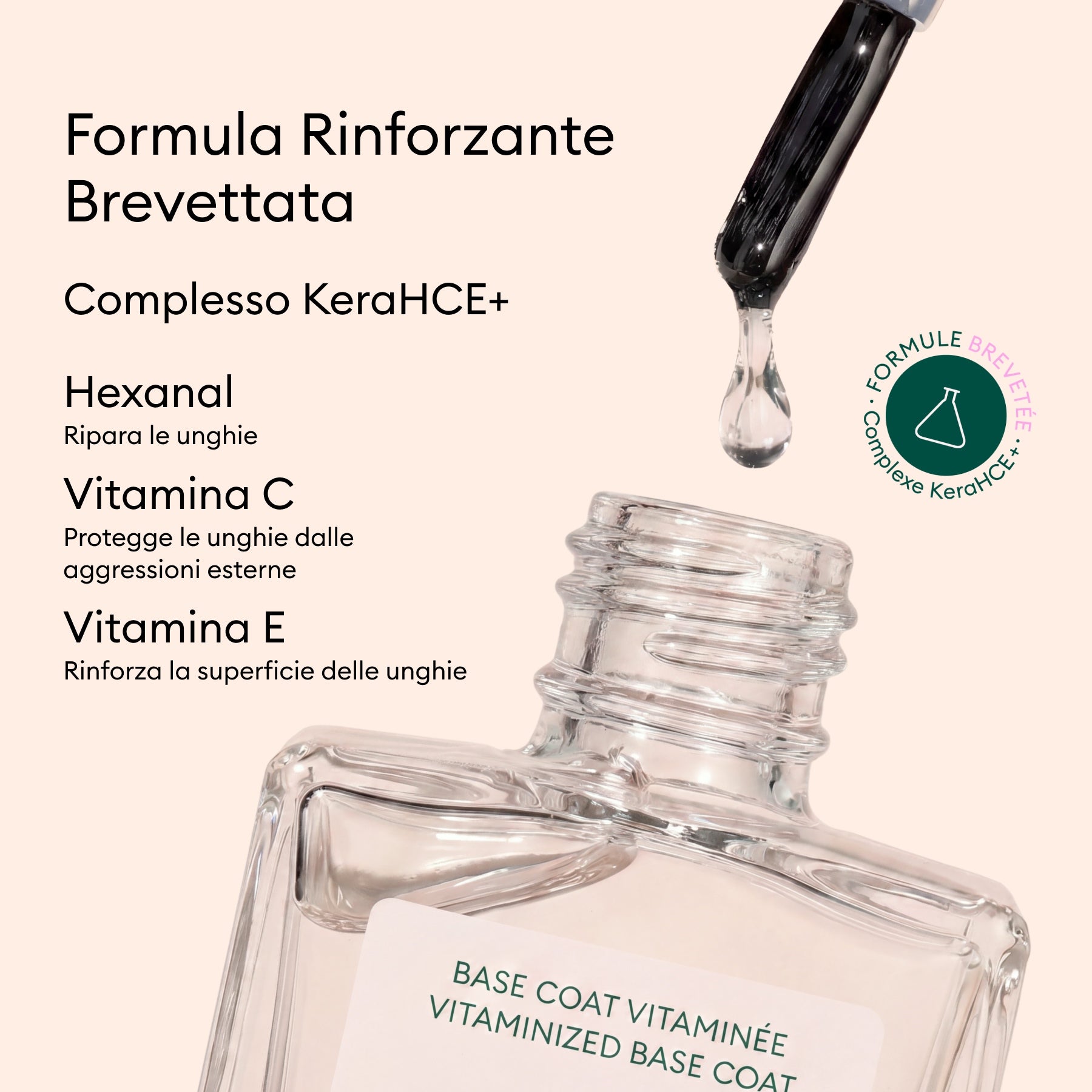 Manucurist Green Base Coat Vitaminée base fortifiante kératine