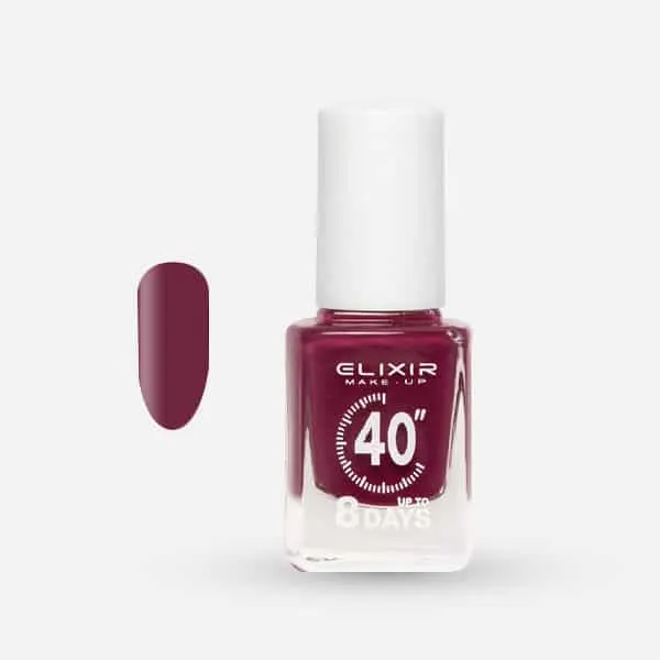 Élixir 40″ Up to 8 Days vernis #234 Plum séchage 40s