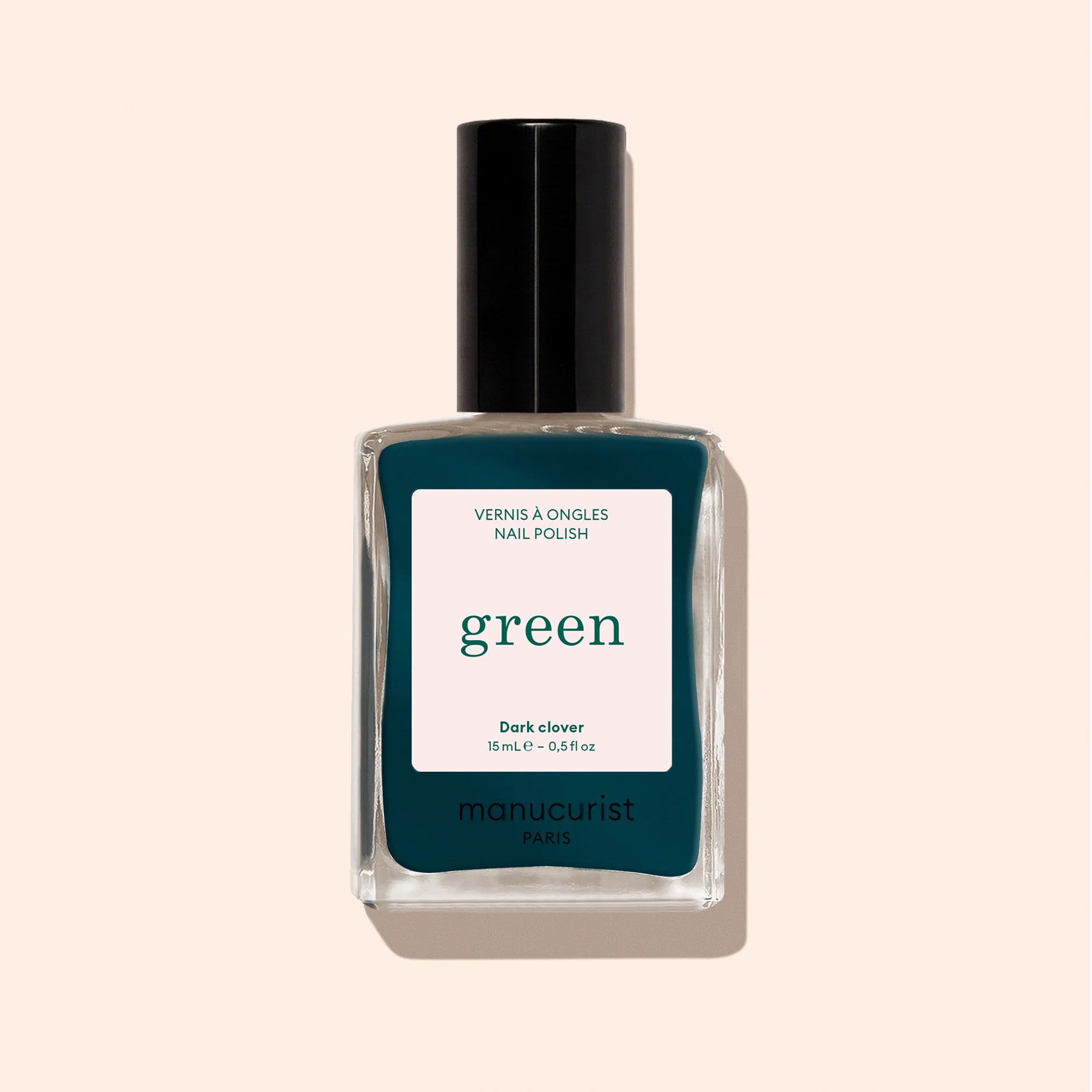 Manucurist Green Dark Clover vernis à ongles bleu canard