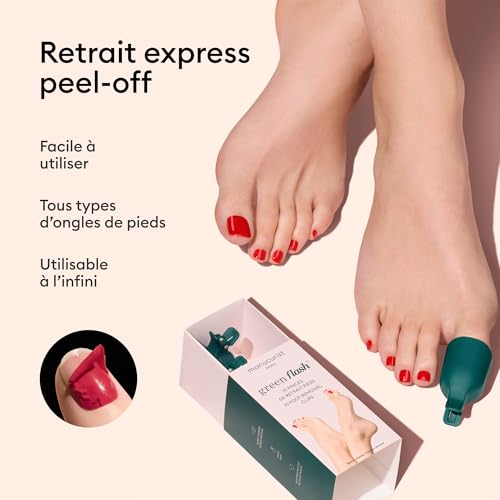 Manucurist pinces retrait pieds semi-permanent x10