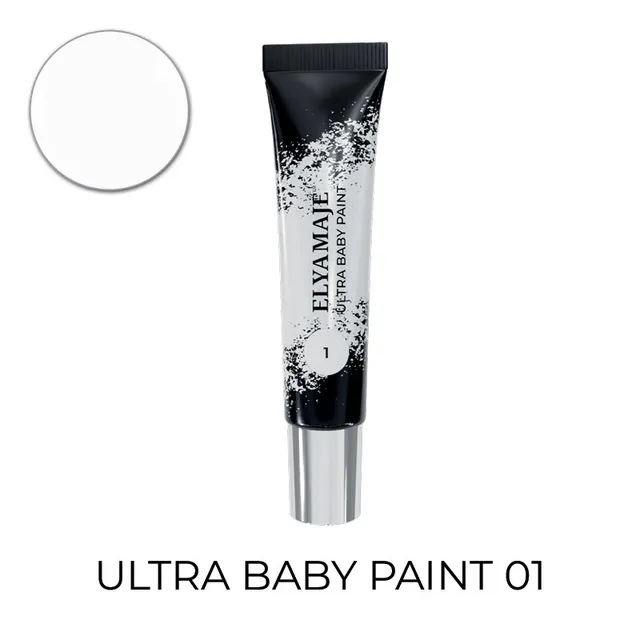 Elyamaje Ultra Baby Paint 01 gel nail art blanc babyboomer