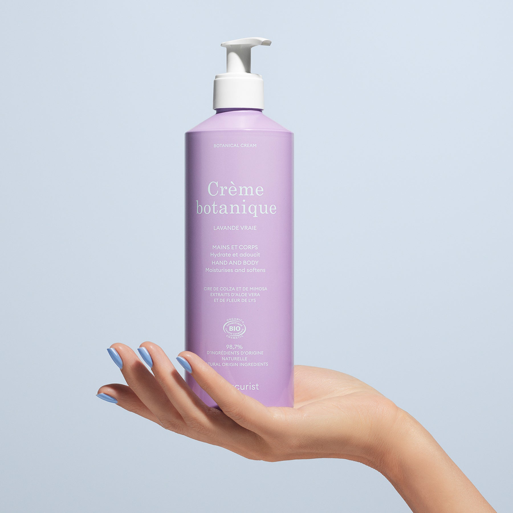 Manucurist Crème botanique Lavande Vraie crème mains 500ml