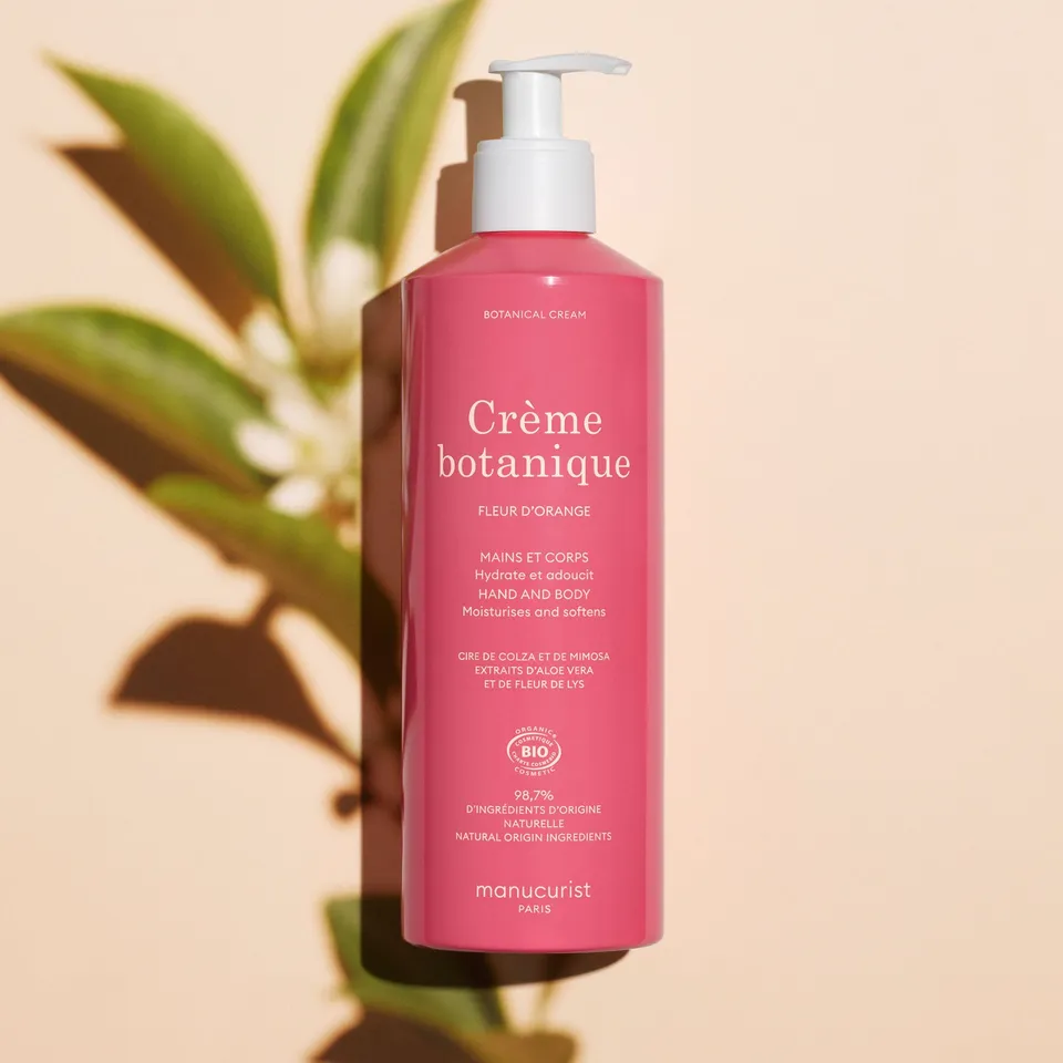 Manucurist Crème botanique Fleur d’Oranger crème mains 500ml bio