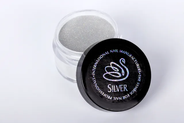 INM Silver 1,5 oz poudre acrylique argent brillant