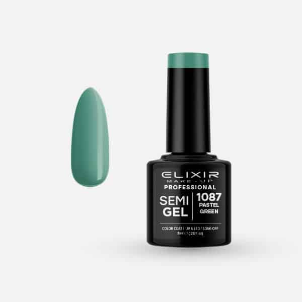 Élixir Semi Gel #1087 vernis semi-permanent 8 ml vert pastel