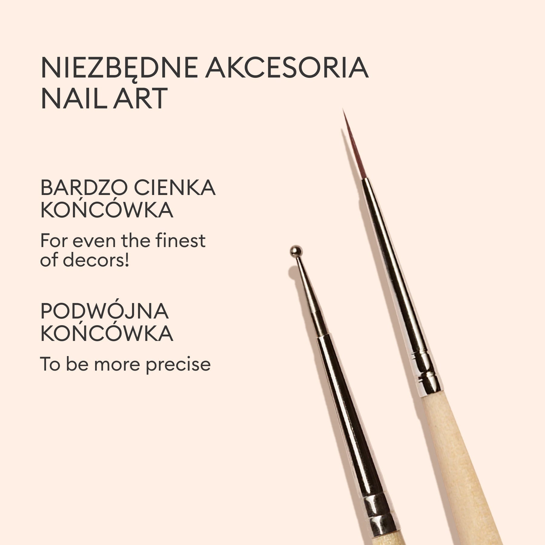 Manucurist Duo Dotting Tool et pinceau liner nail art