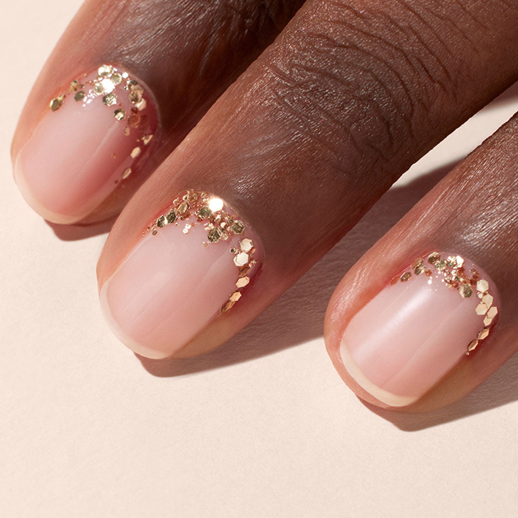 Manucurist Paillettes Rose Gold nail art végétales