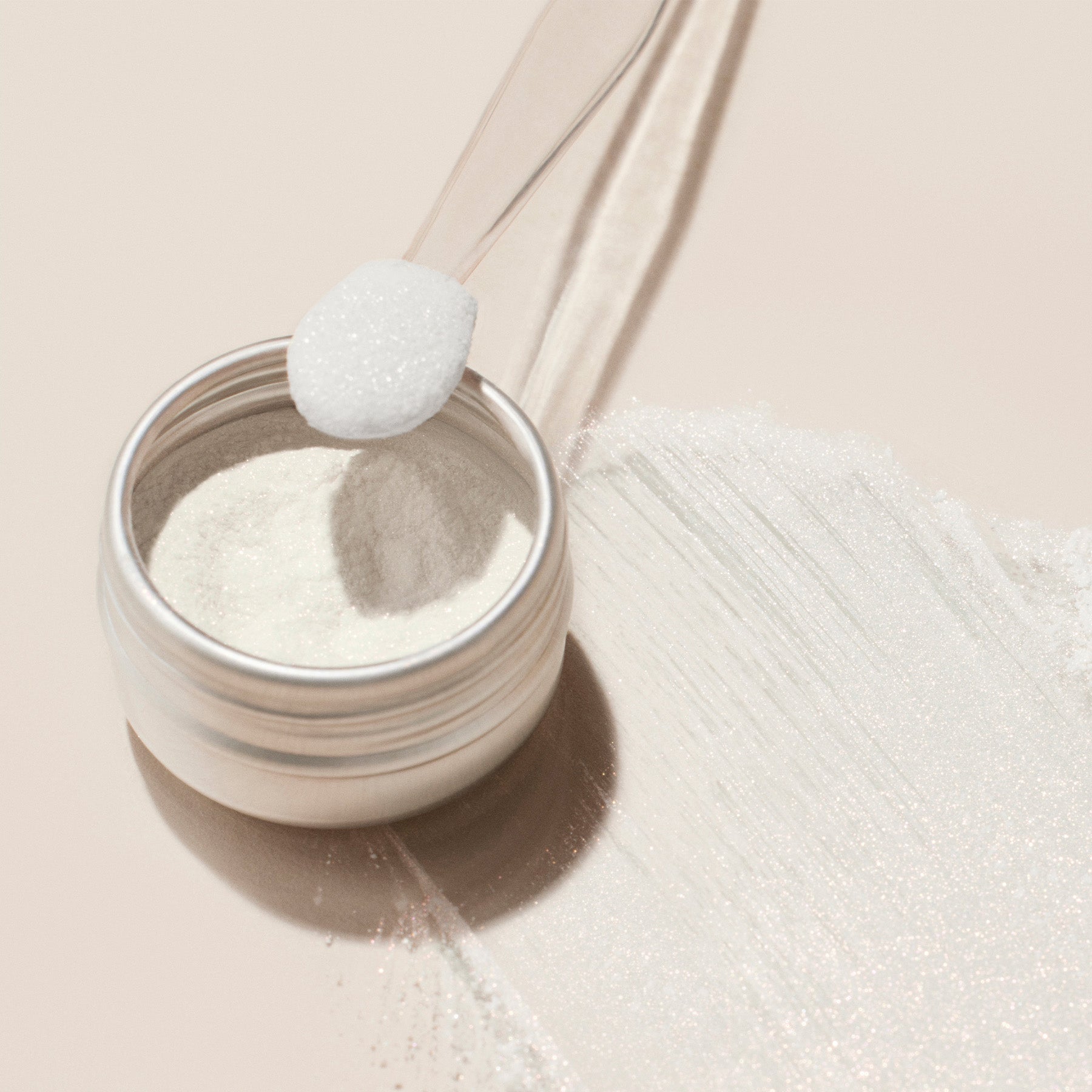 Manucurist White Glazed Effect poudre ongles nacre blanc