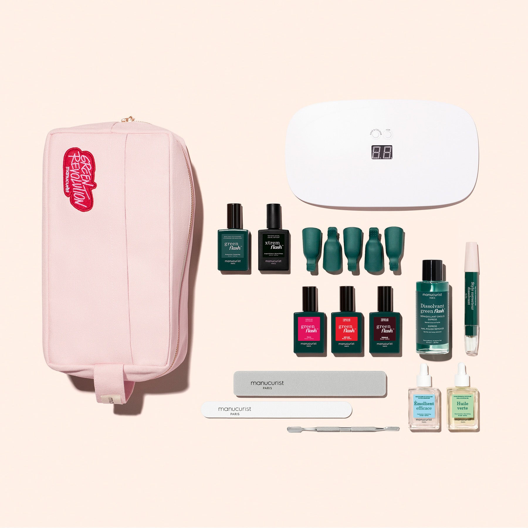 Manucurist Green Flash Addict kit complet