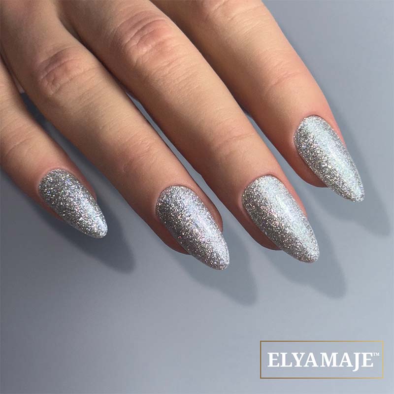 Elyamaje N°288 Celeste vernis semi-permanent réfléchissant