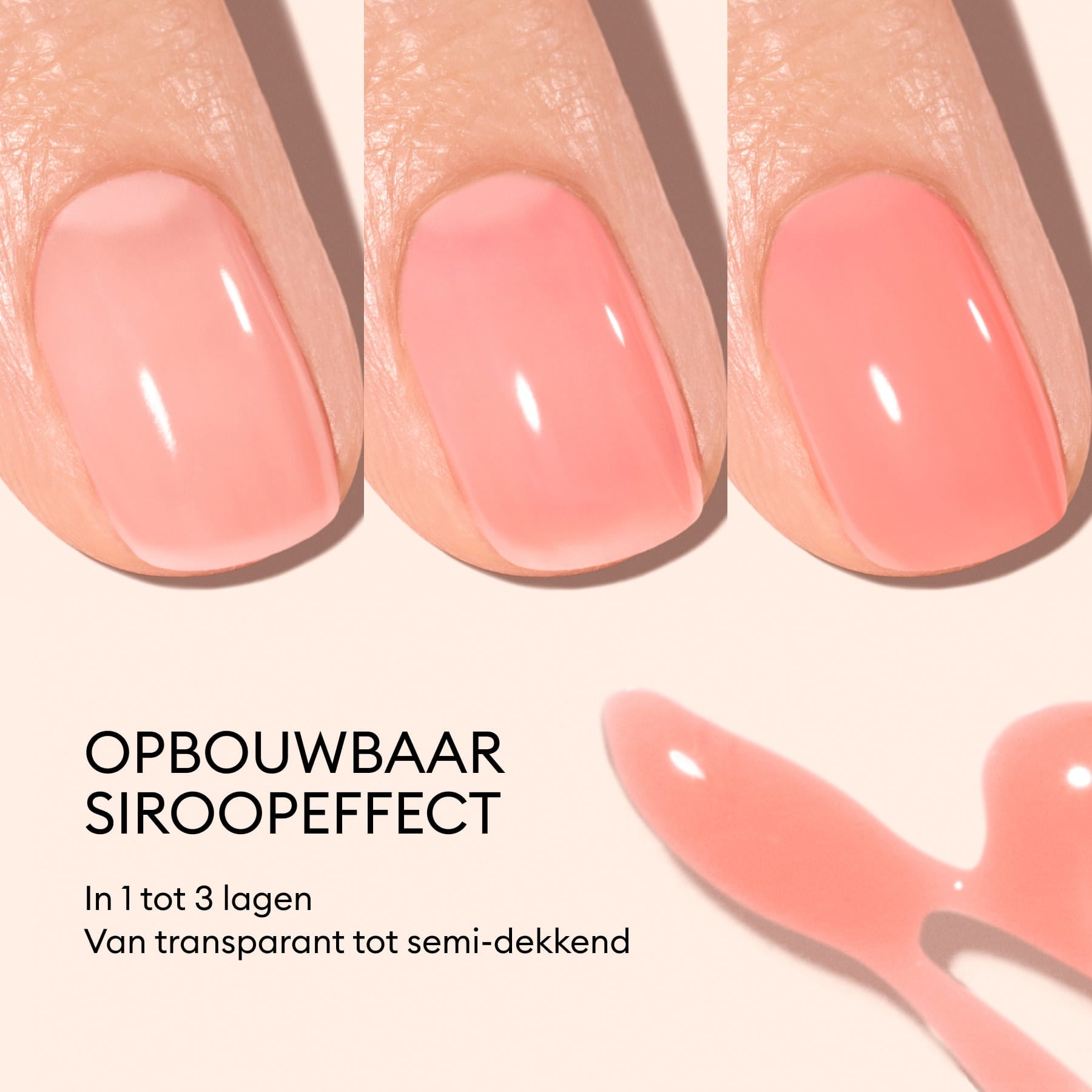 Manucurist Green Glacé Jelly vernis à ongles corail sirop