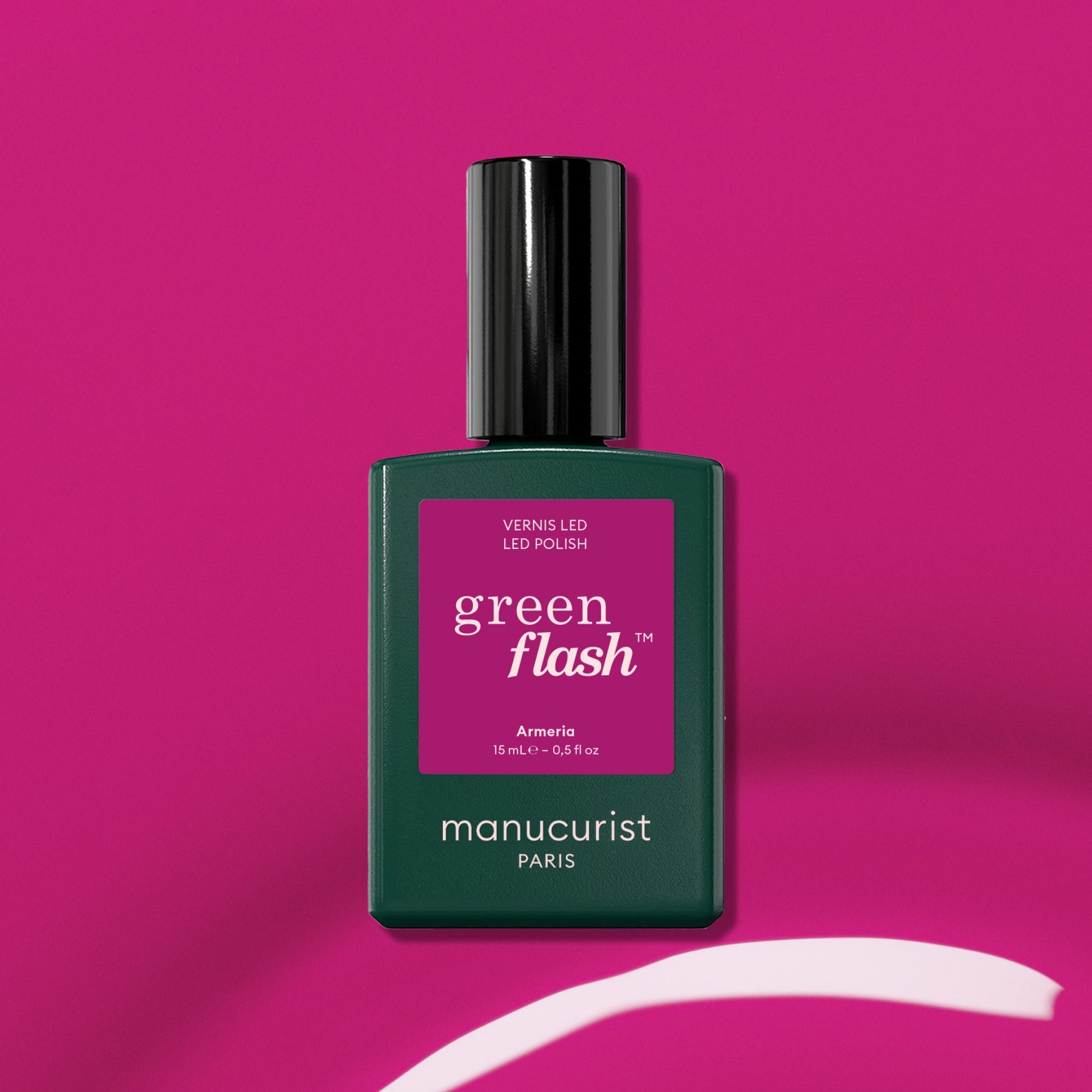 Manucurist Green Flash Armeria vernis semi-permanent mauve rosé