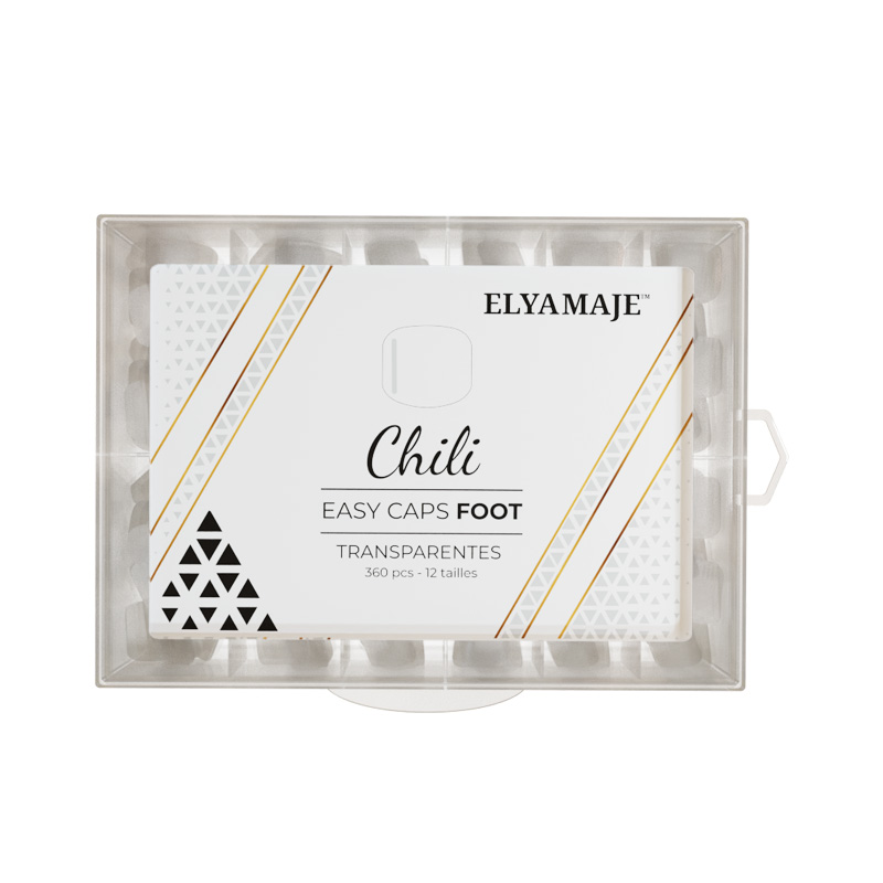 Elyamaje Foot Chili capsules pied transparentes Easy Caps