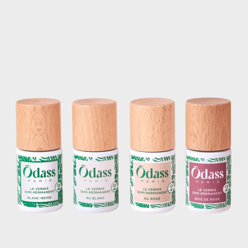 Ôdass Paris Quatuor kit vernis semi-permanent 4x10 ml nude blanc