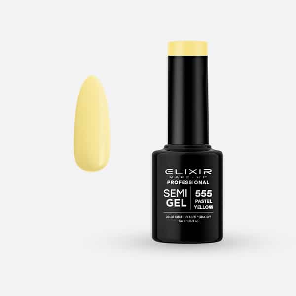 Élixir Semi Gel vernis semi-permanent 5ml #555 jaune