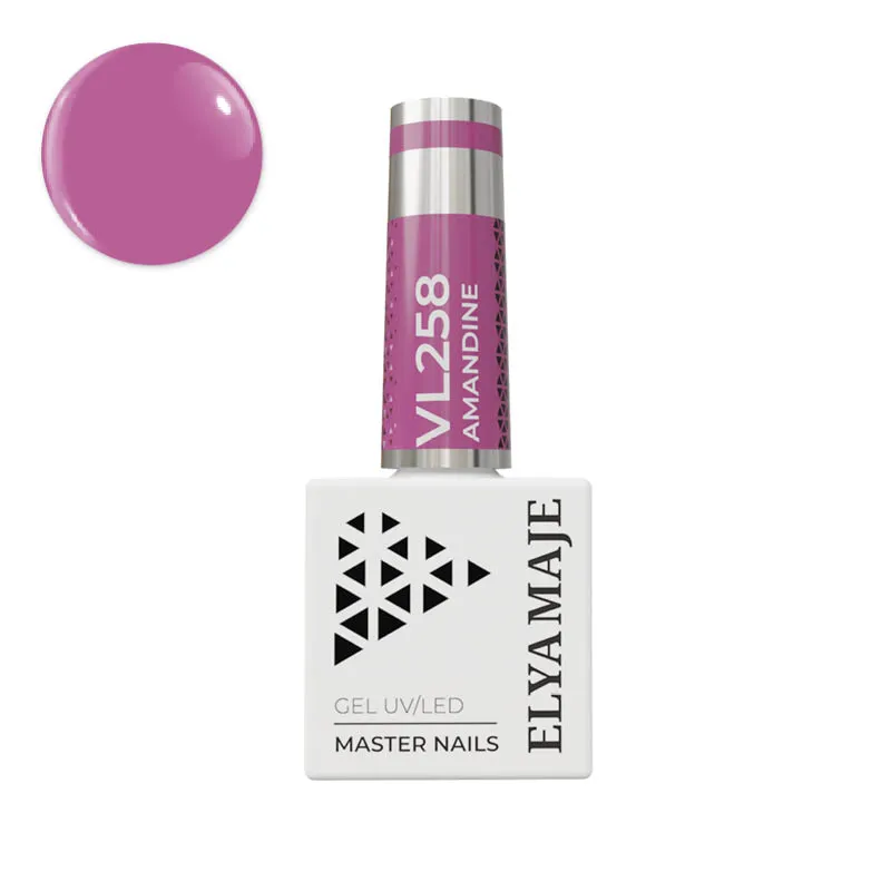 Elyamaje N°258 Amandine vernis semi-permanent brillant longue tenue