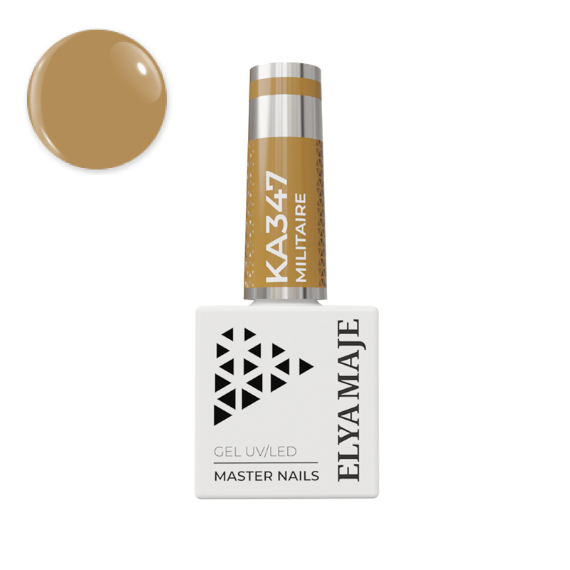 Elyamaje N°347 Militaire Vernis Semi-Permanent Kaki