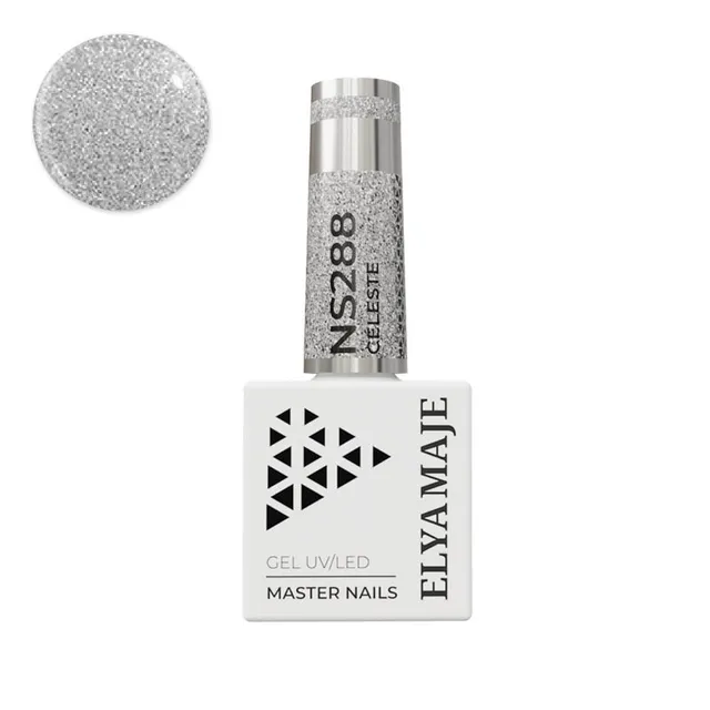 Elyamaje N°288 Celeste vernis semi-permanent réfléchissant