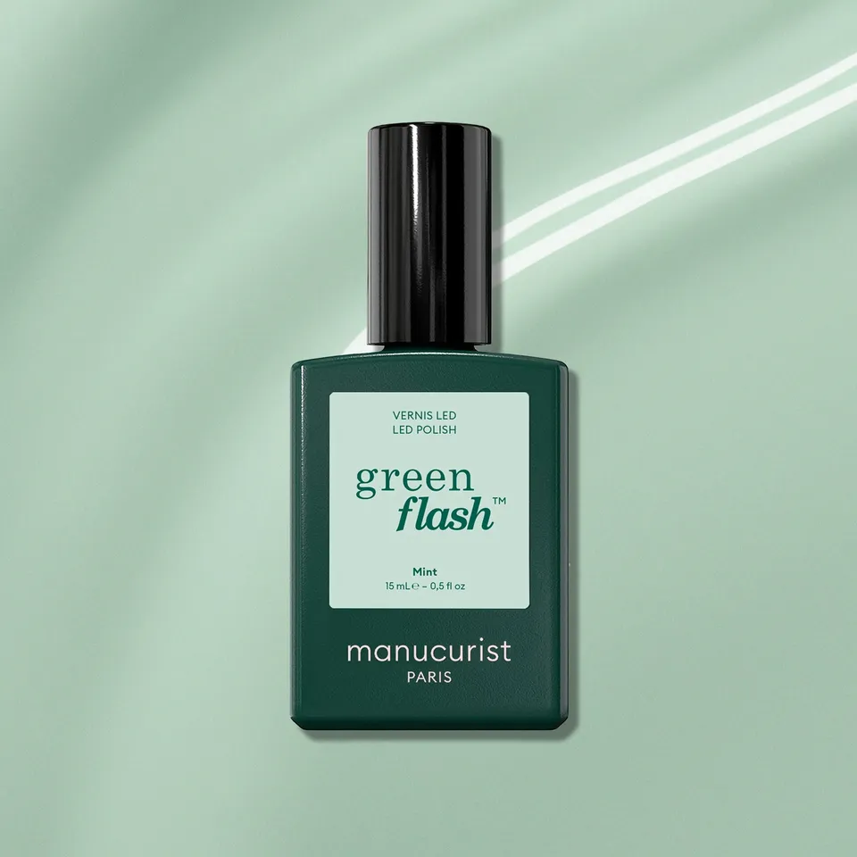 Manucurist Green Flash Mint vernis semi-permanent vert pastel