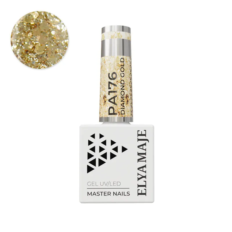 ElyaMaje N°176 Diamond Gold vernis semi-permanent