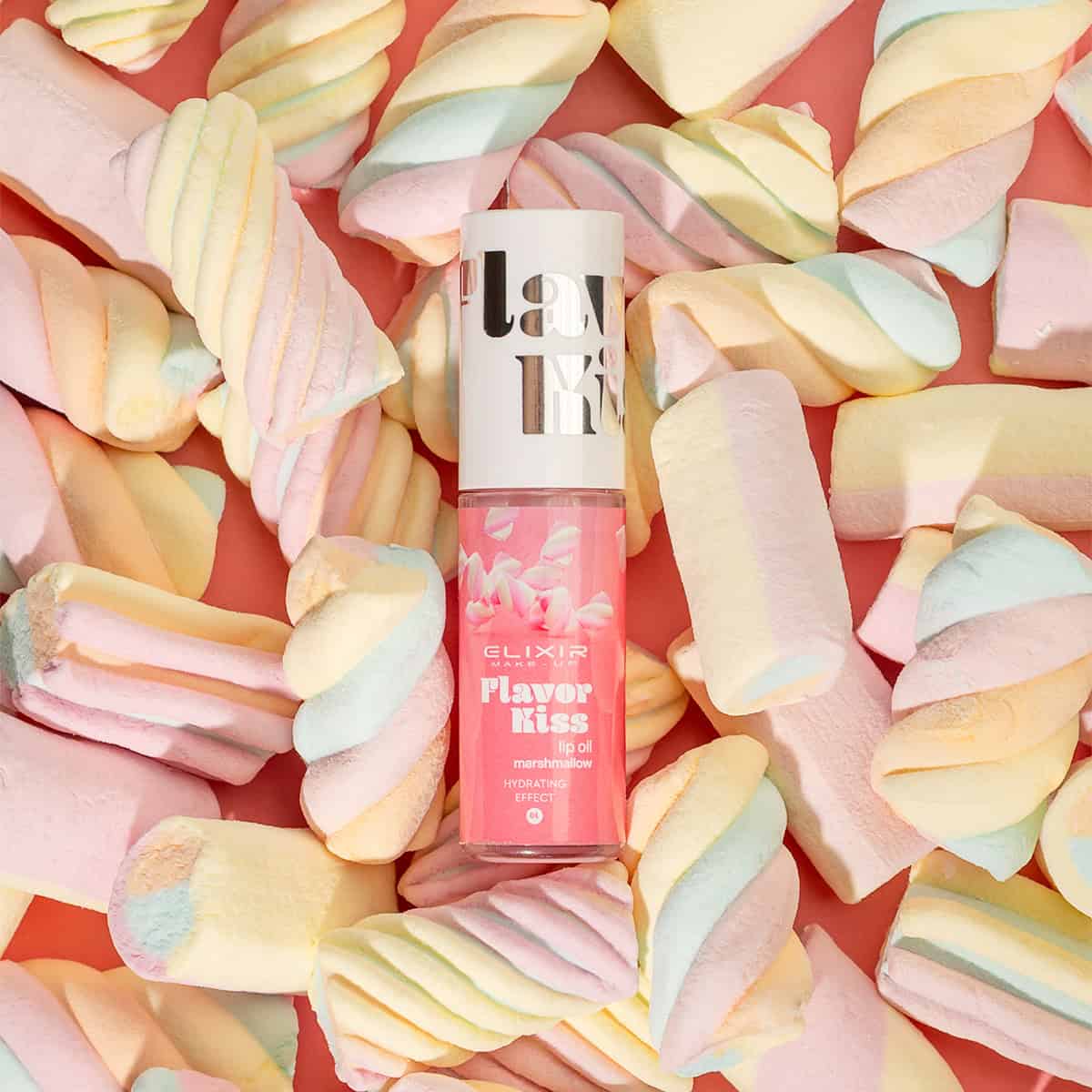 Élixir Flavor Kiss huile à lèvres Marshmallow brillance légère