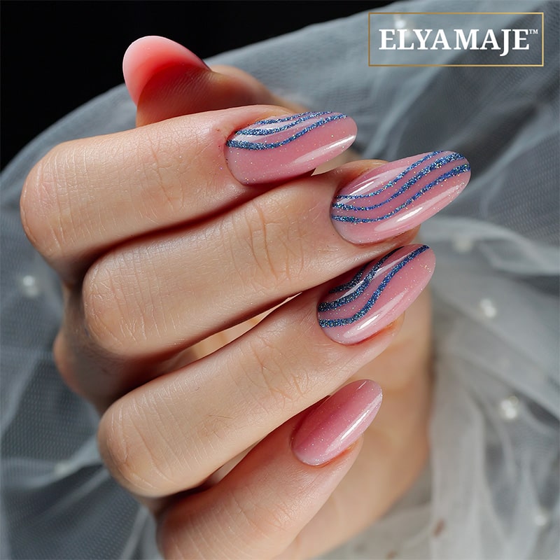 Elyamaje Sugar 5 poudre effet sucre nail art