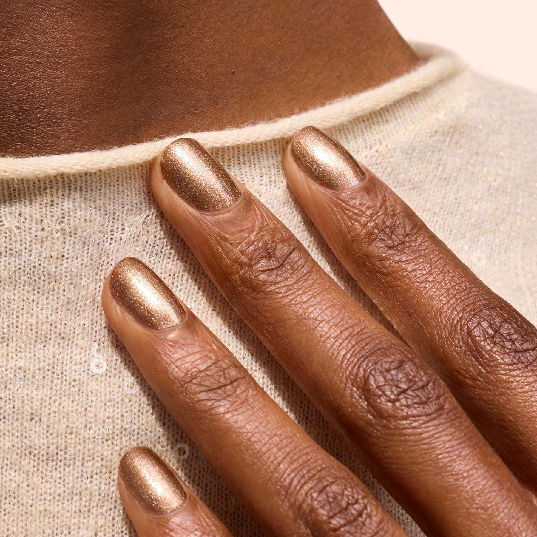 Manucurist Green Bronzé vernis marron pailleté