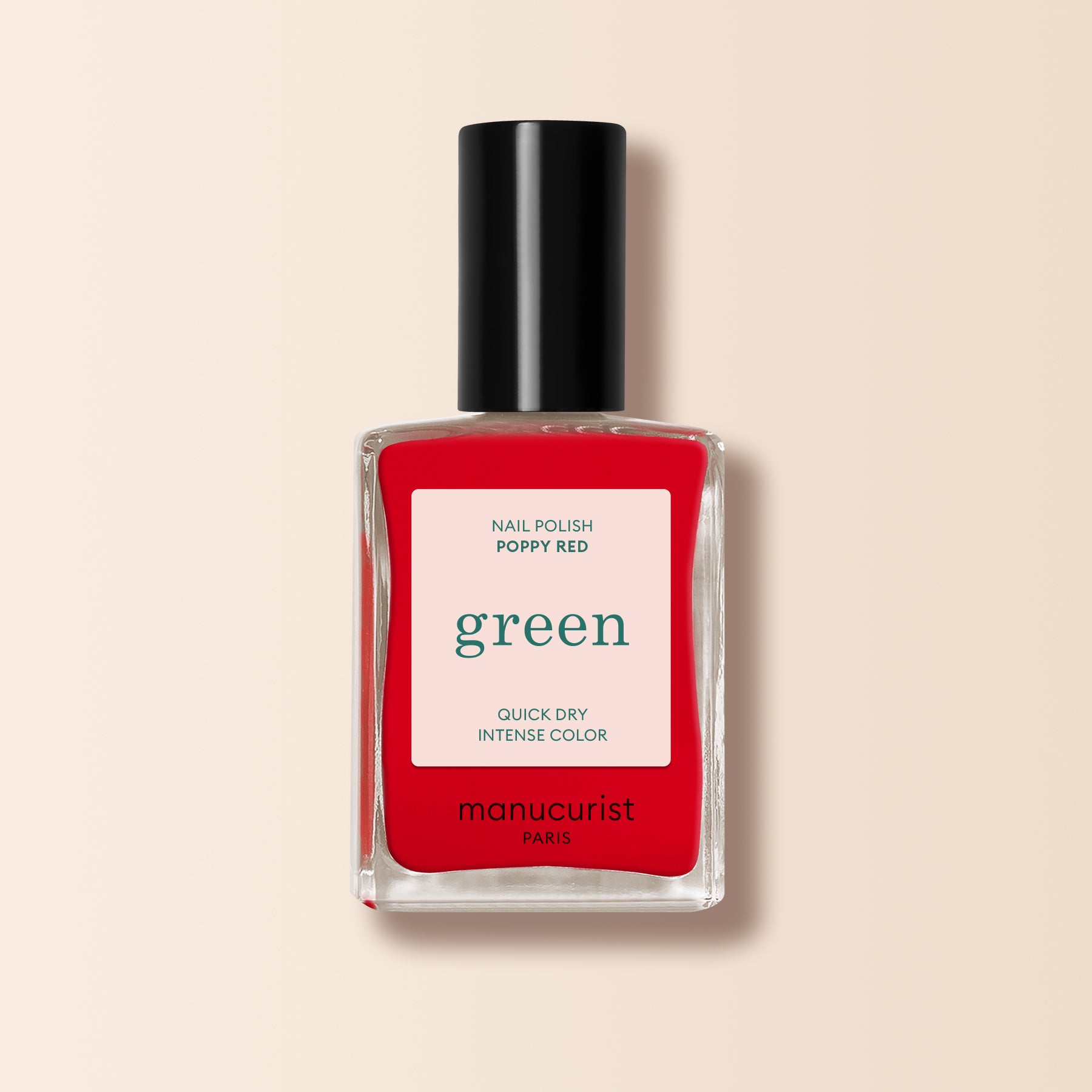 Manucurist Green Poppy Red kit vernis séchage 1 min 7 jours