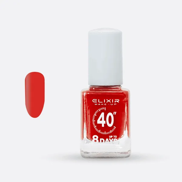 Élixir 40″ Vernis à Ongles #412 Panic séchage 40 secondes