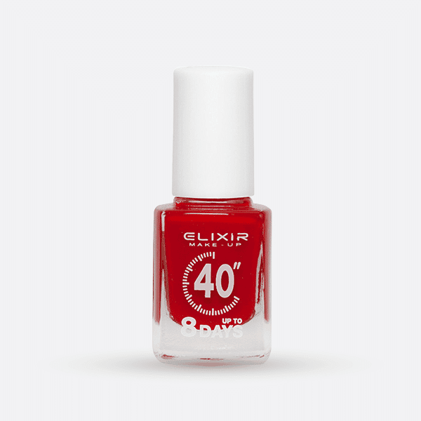 Élixir 40" #285 vernis à ongles hot red séchage 40s