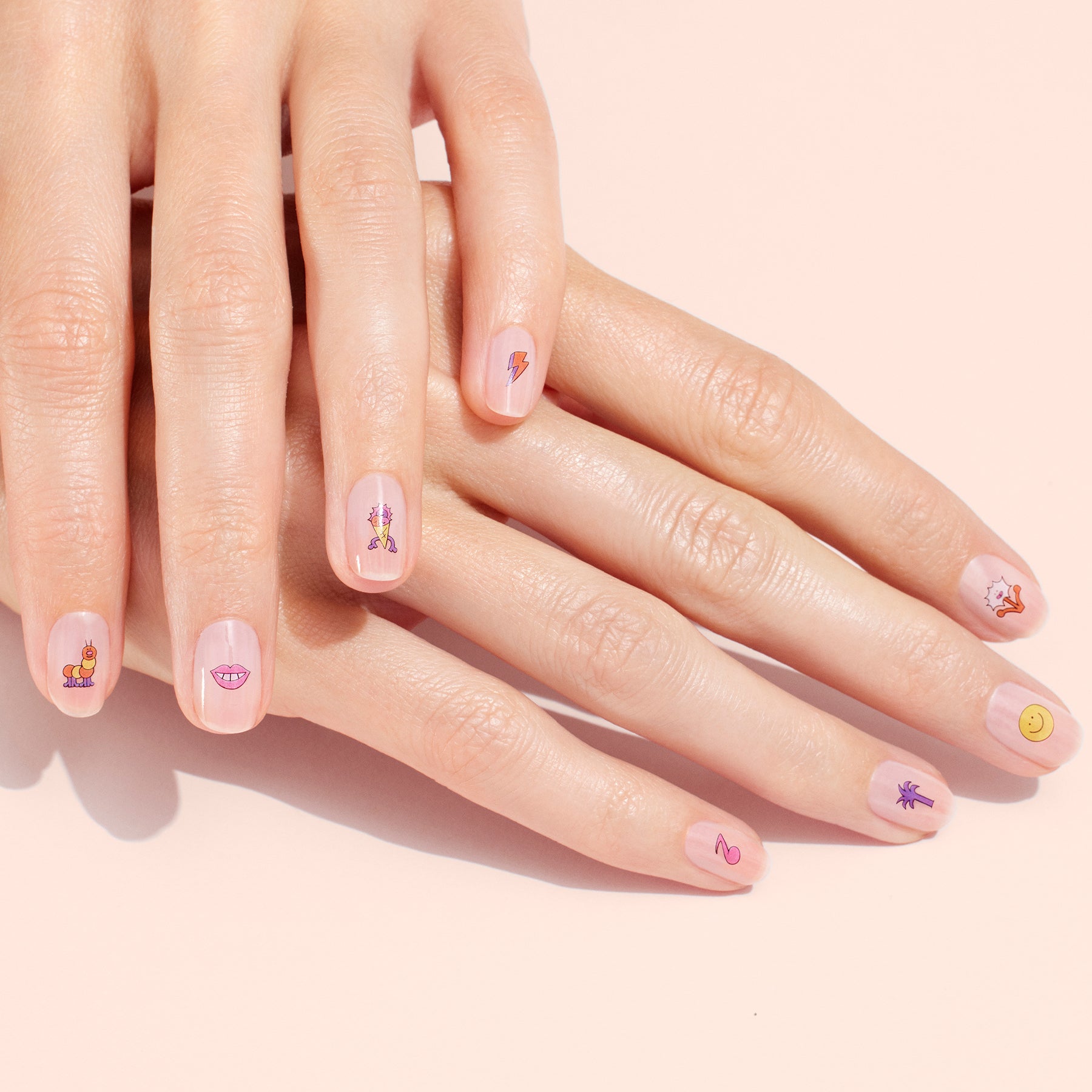 Manucurist Stickers Summer stickers ongles nail art 3 planches