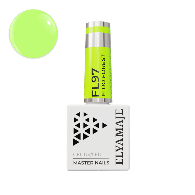 Elyamaje N°97 Fluo Forest Vernis Semi-Permanent Fluo