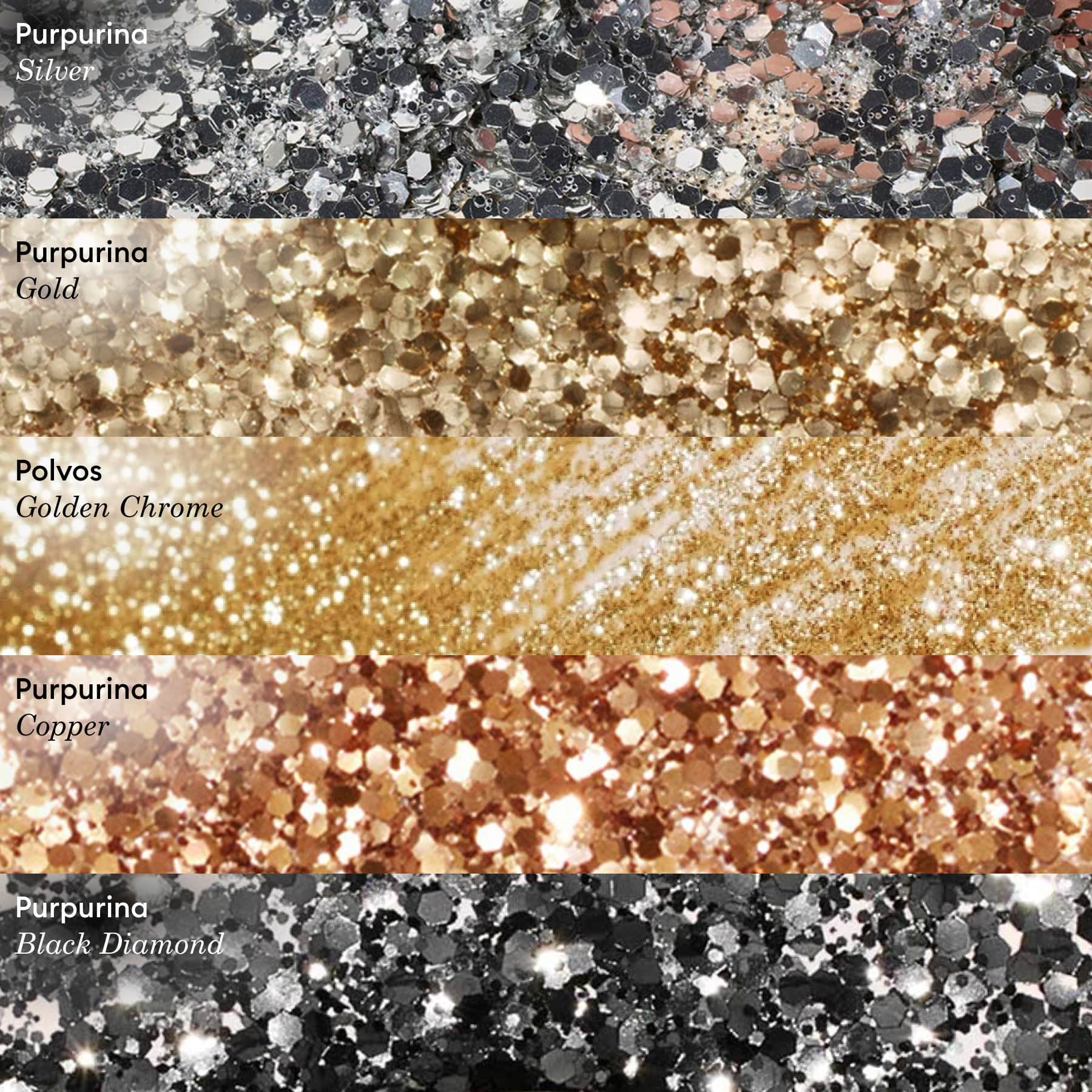 Manucurist Paillettes biodégradables Gold nail art doré