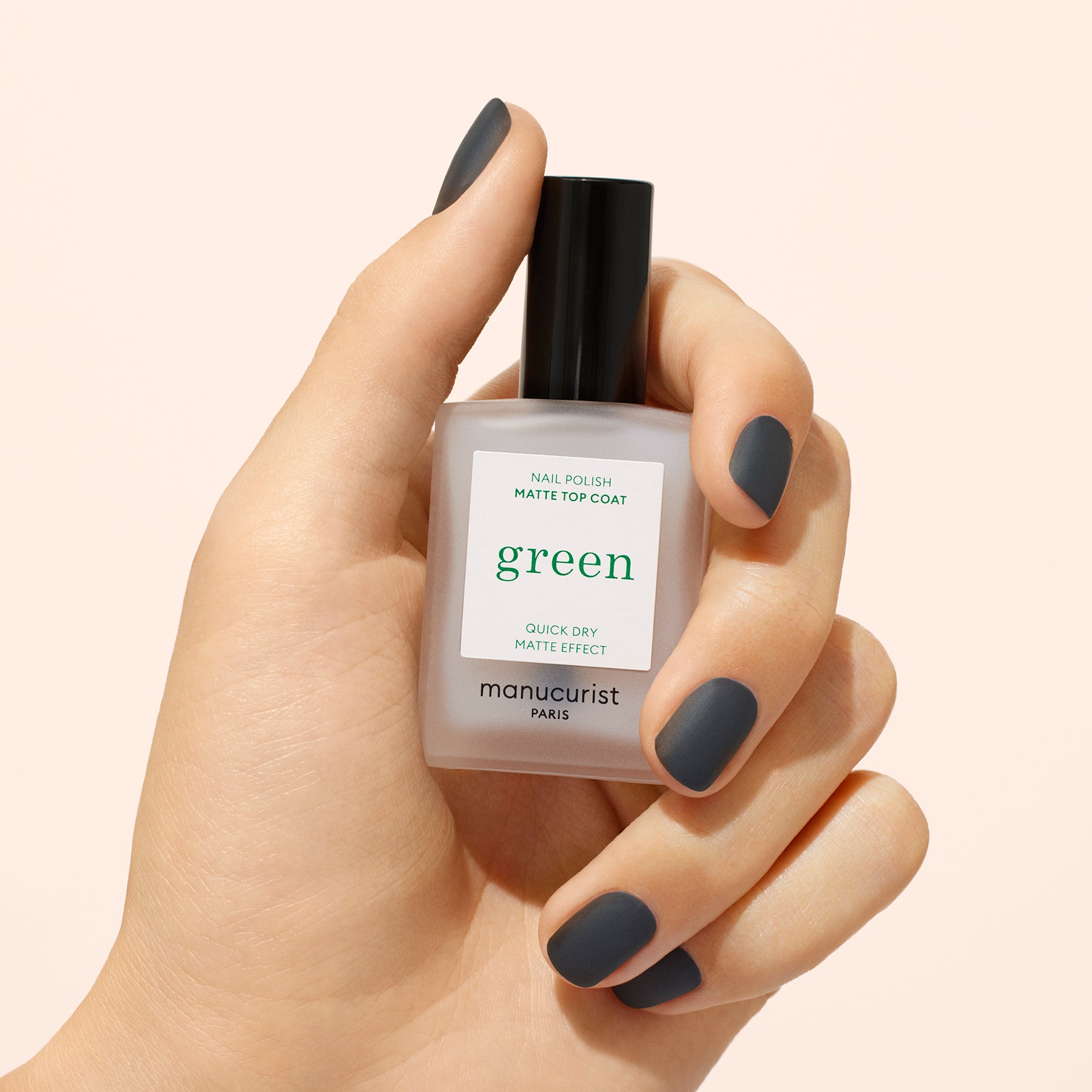 Manucurist Green Top Coat Mat vernis fini mat