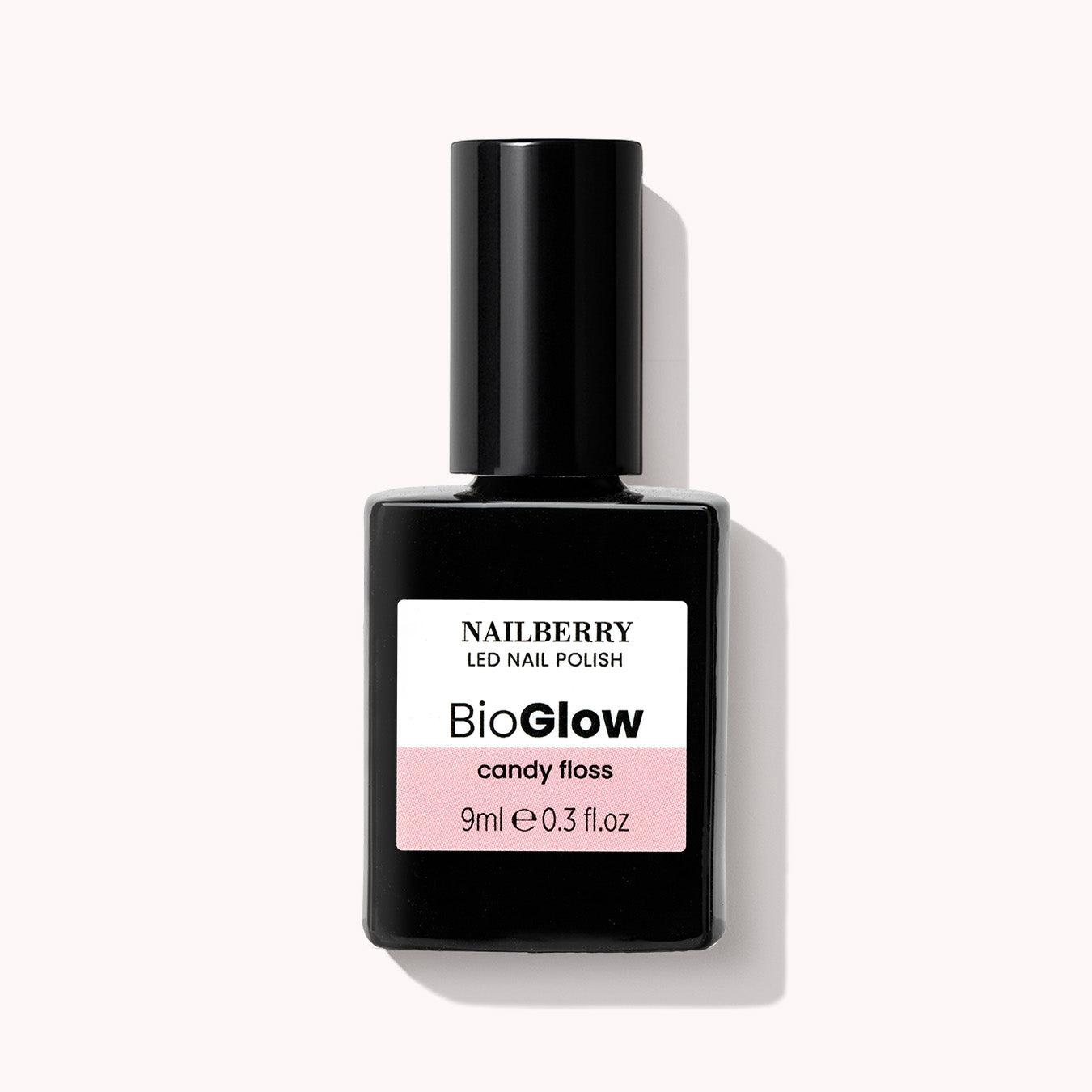 Nailberry BioGlow Candy Floss vernis 9ml rose blush