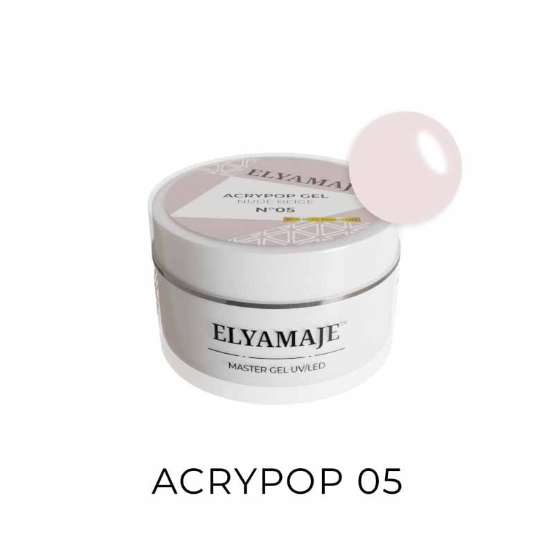 Elyamaje Acrypop Nude Beige n°5 gel UV construction