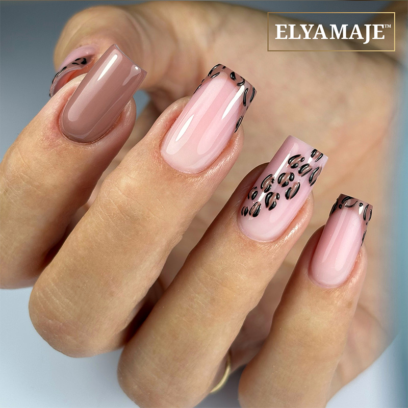 Elyamaje 3D Gel Black N°3 gel nail art noir