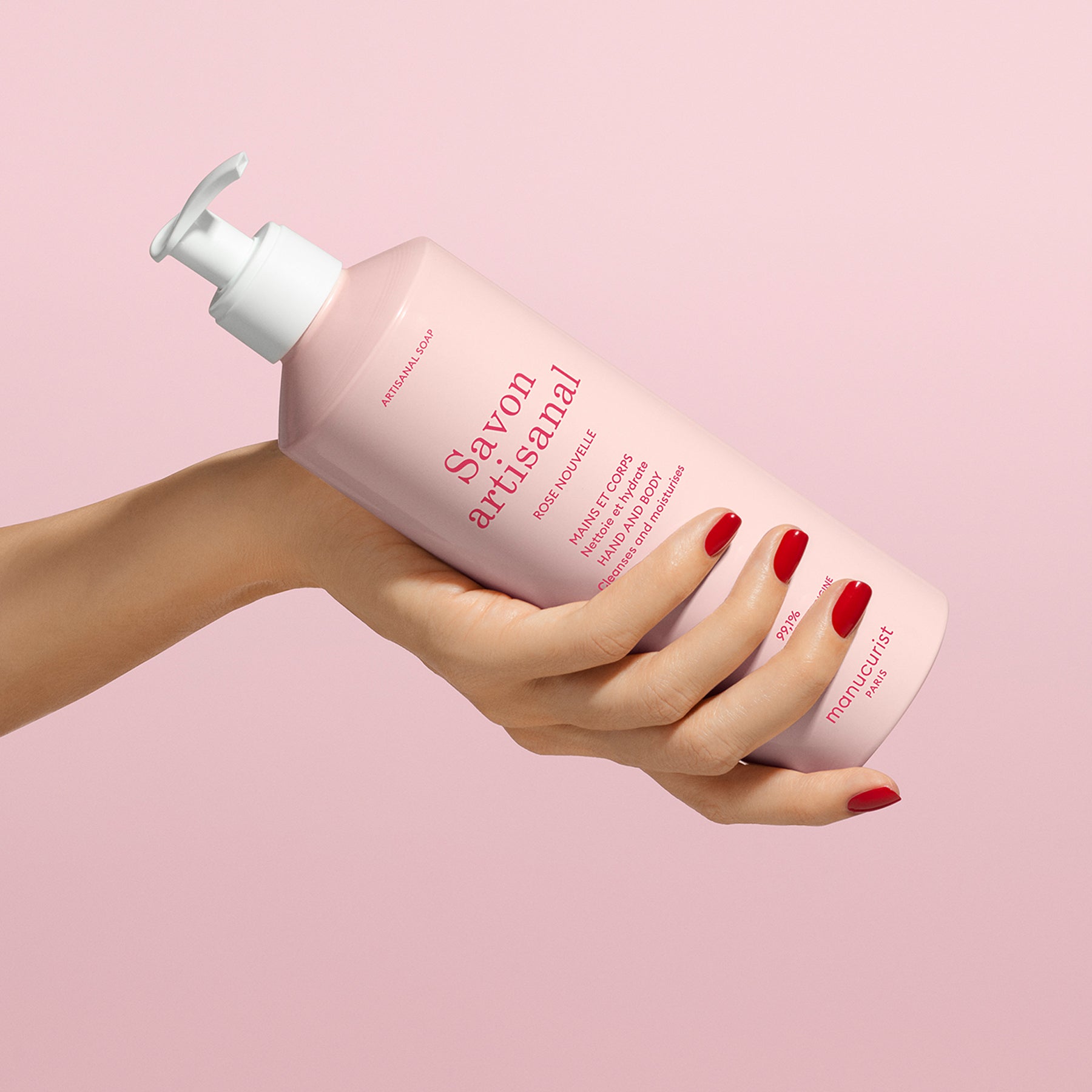 Manucurist Duo Rose Nouvelle savon + crème bio