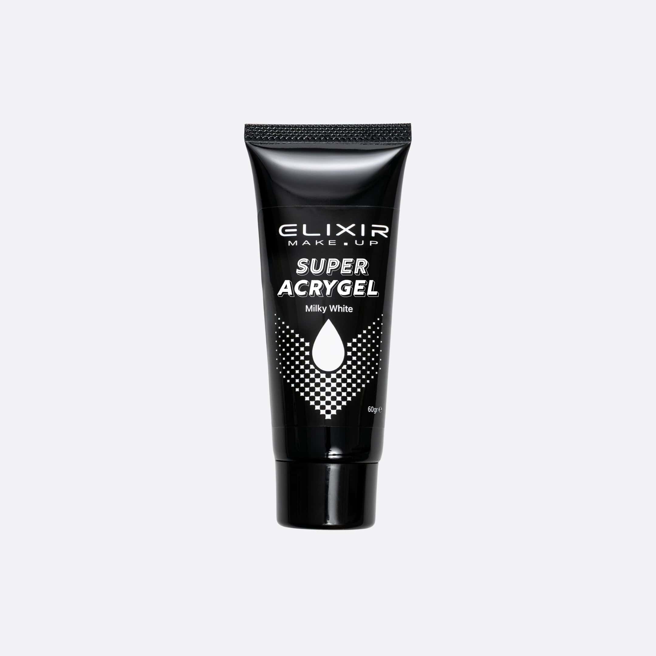 Élixir Super Acry Gel #907B Milky White acrygel 60g blanc laiteux
